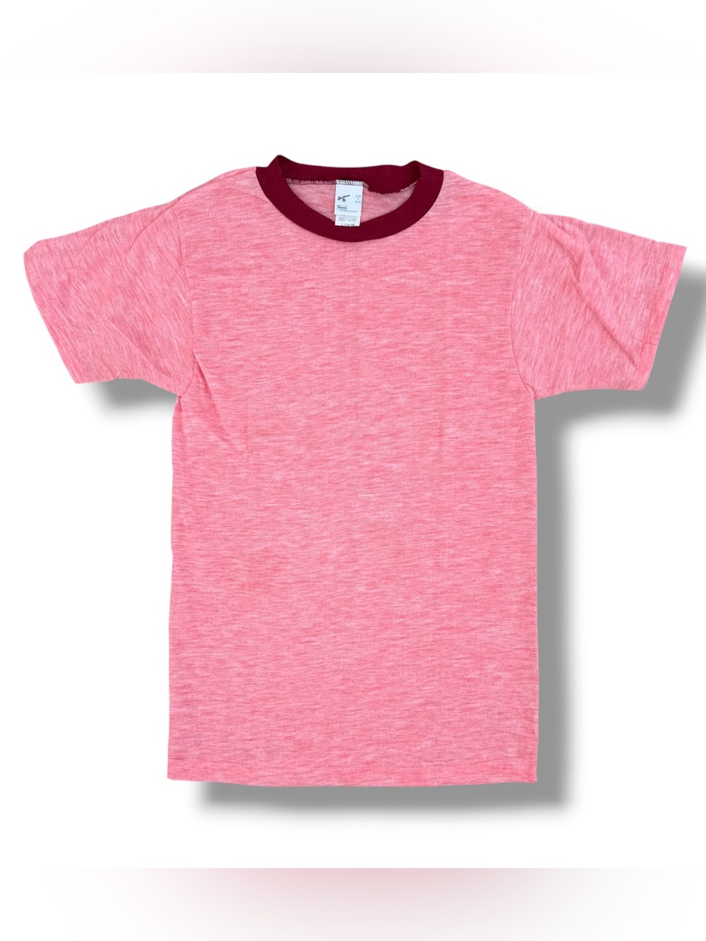 Youth Vintage 70s Sears Sportswear Ringer T-Shirt Red Size L (14-16) / Small